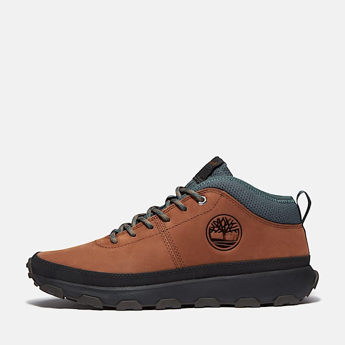 Halbhoher Winsor Trail Sneaker für Herren in Dunkelbraun