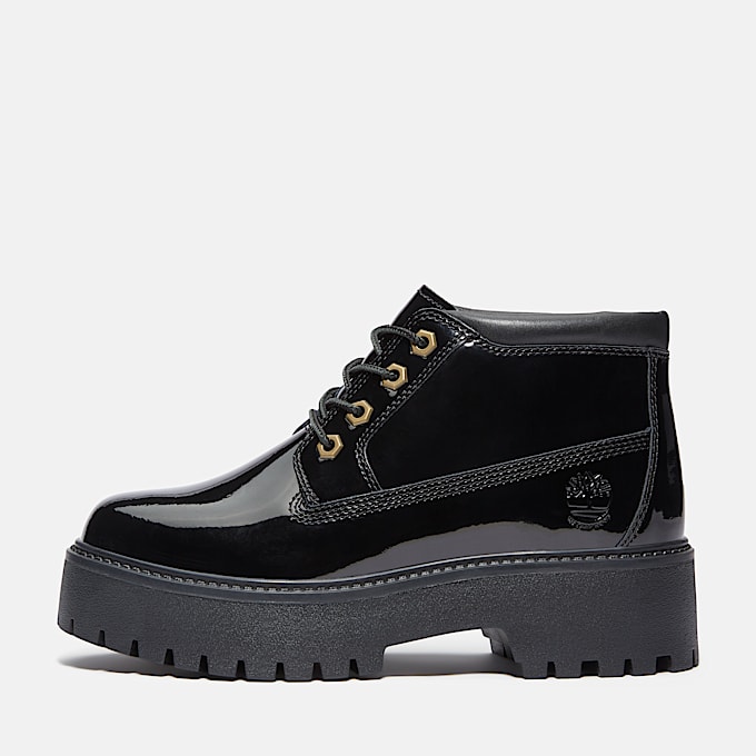Wasserdichter Stone Street Boot mit Plateausohle für Damen in Schwarz