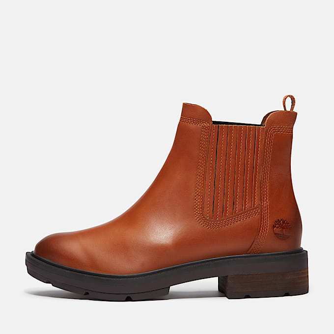 Brimfield Chelsea Boot voor dames in bruin/beige