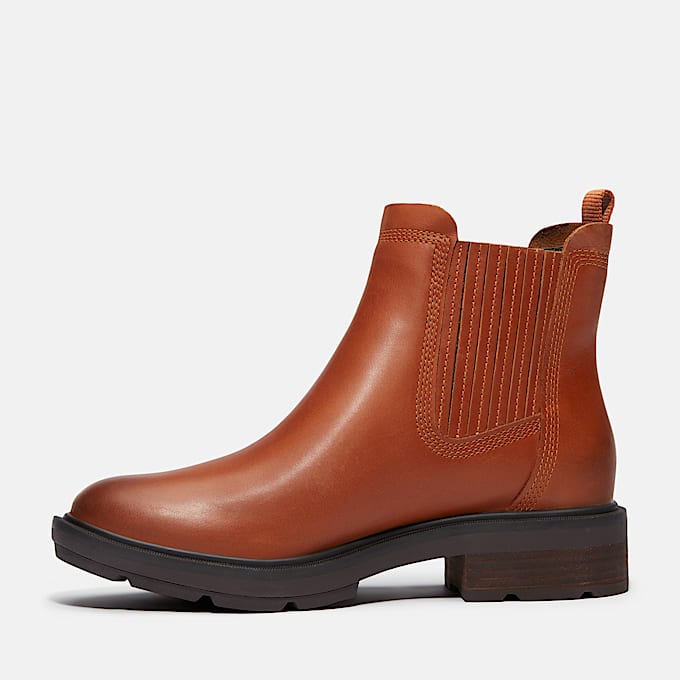 Brimfield Chelsea Boot voor dames in bruin/beige