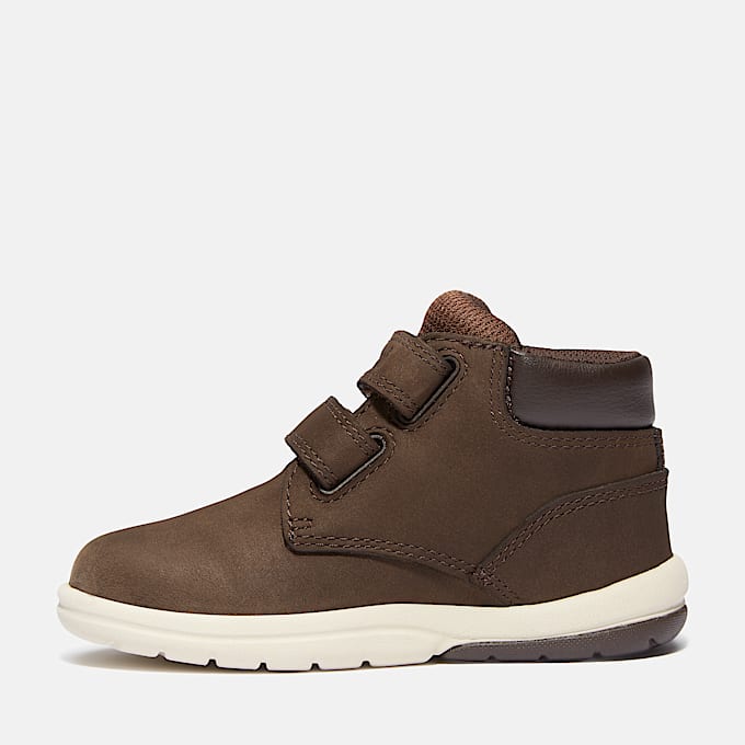 Toddle Tracks Hook & Loop Boot for Toddler in Dark Brown
