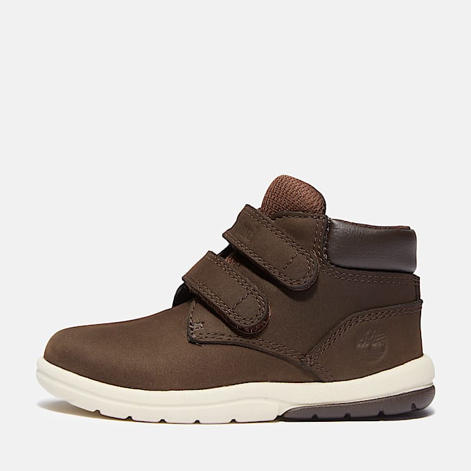 Toddle Tracks Hook & Loop Boot for Toddler in Dark Brown