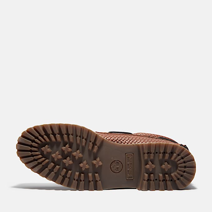 Chaussure bateau authentique cousue main à 3 œillets Timberland® pour homme en marron