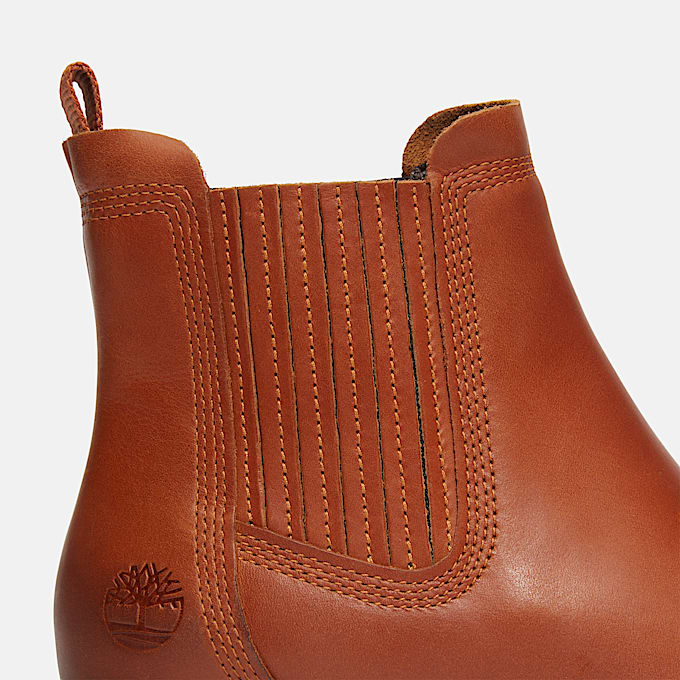 Brimfield Chelsea Boot voor dames in bruin/beige