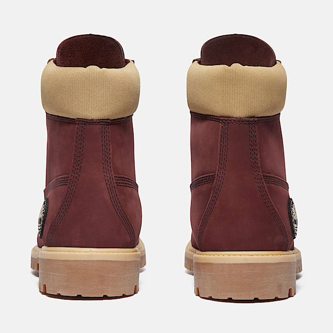 Wasserdichter Timberland® Premium 6-Inch Boot für Herren in Burgunderrot