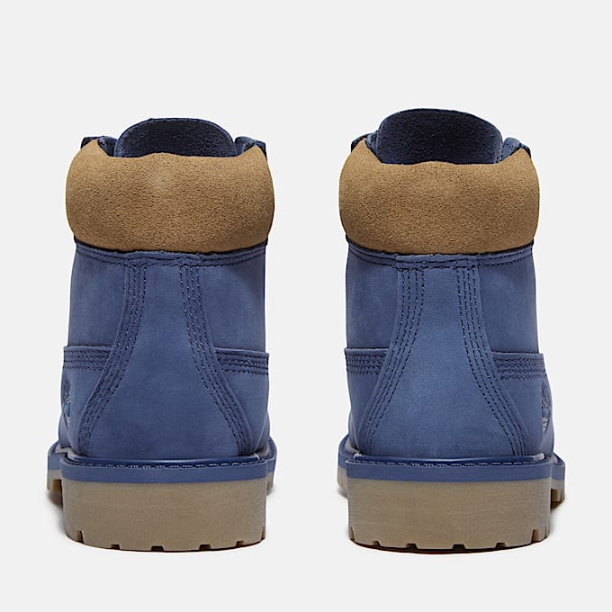 Bota Impermeável Timberland® Premium 6-Inch para Jovem em azul-escuro