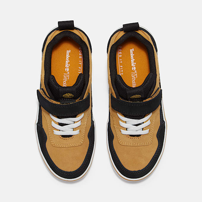 Stone Jump Trainer for Youth in Yellow/Brown