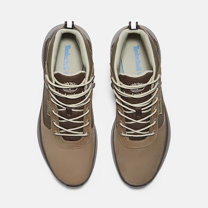 Field Trekker Halfhoge Sneaker voor heren in Grijs/Bruin