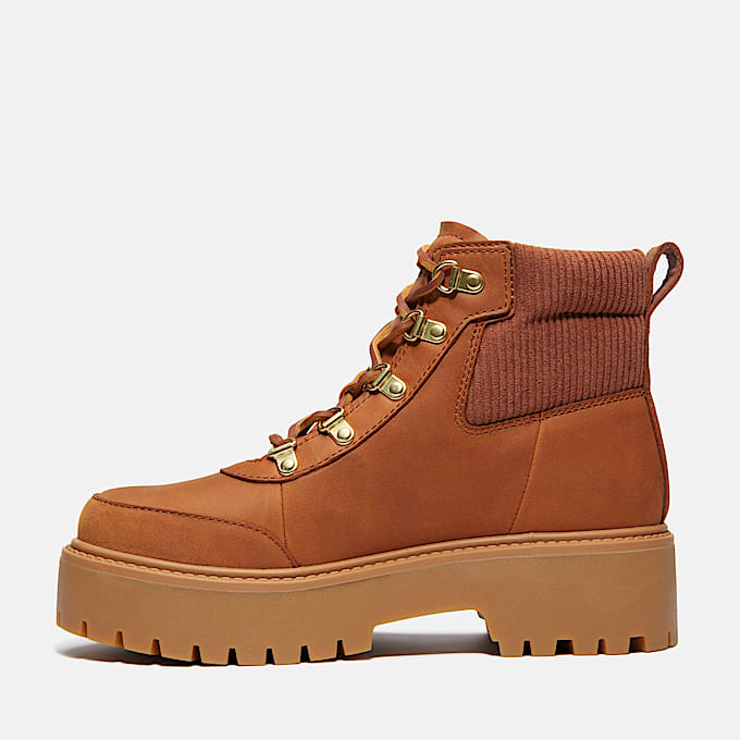 Stone Street Boot mit Plateausohle für Damen in Braun