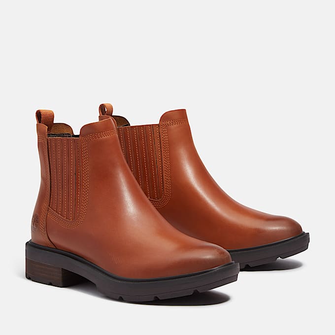 Brimfield Chelsea Boot voor dames in bruin/beige