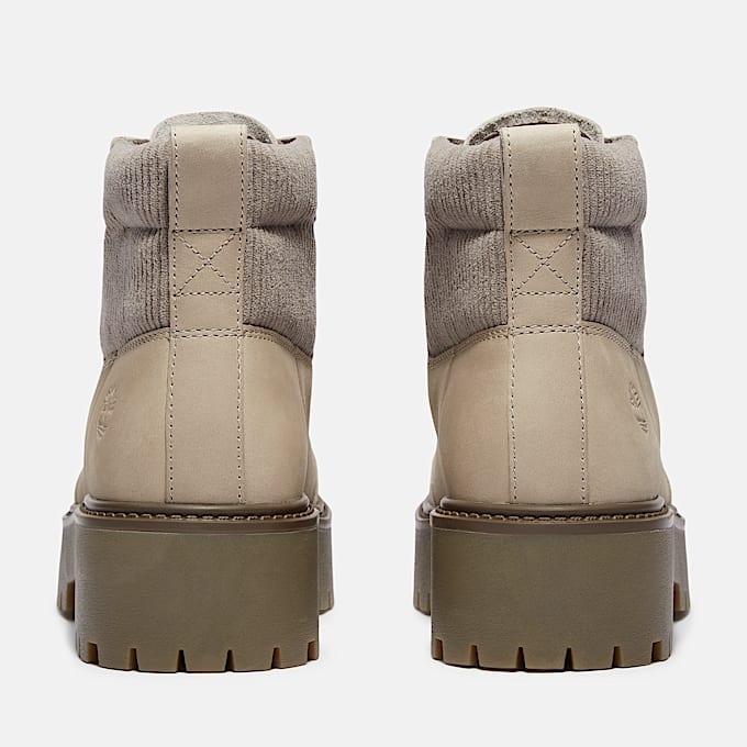 Stone Street Platform Boot for Women in Grey