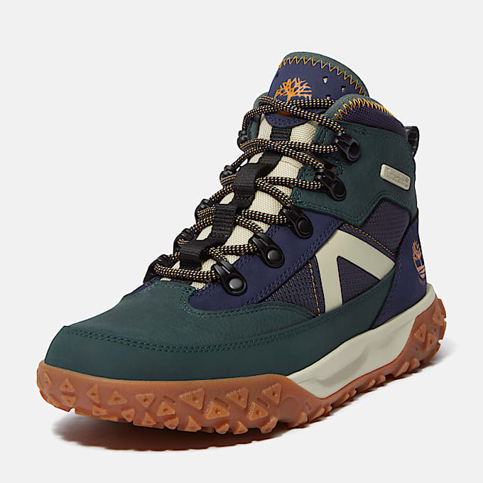 Sneaker Impermeabile Greenstride™ Motion 6 Mid da Bambino (dal 35,5 al 40) in verde scuro