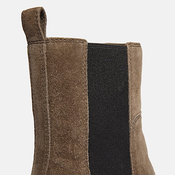 Stivale Chelsea Bellevaux da Donna in marrone scuro/colore nero