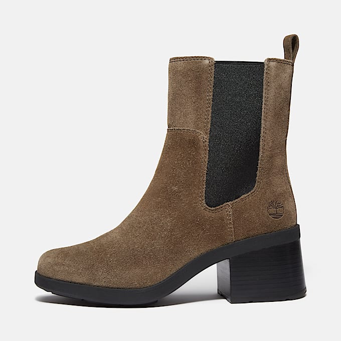 Stivale Chelsea Bellevaux da Donna in marrone scuro/colore nero