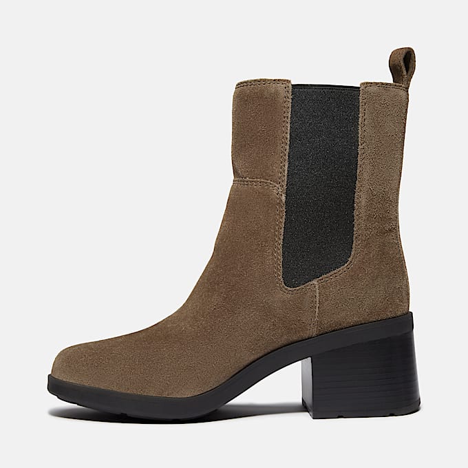 Stivale Chelsea Bellevaux da Donna in marrone scuro/colore nero