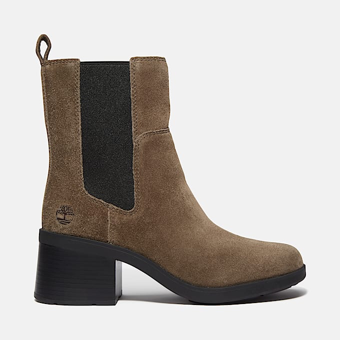 Stivale Chelsea Bellevaux da Donna in marrone scuro/colore nero - 1