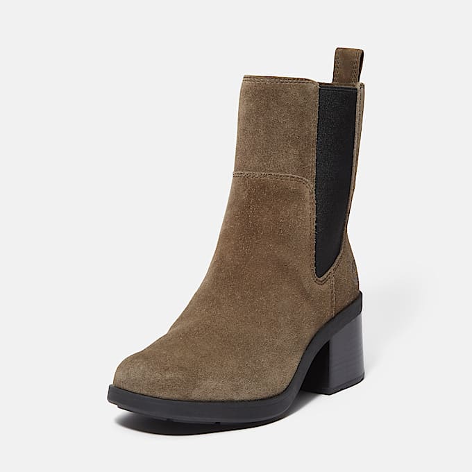 Stivale Chelsea Bellevaux da Donna in marrone scuro/colore nero
