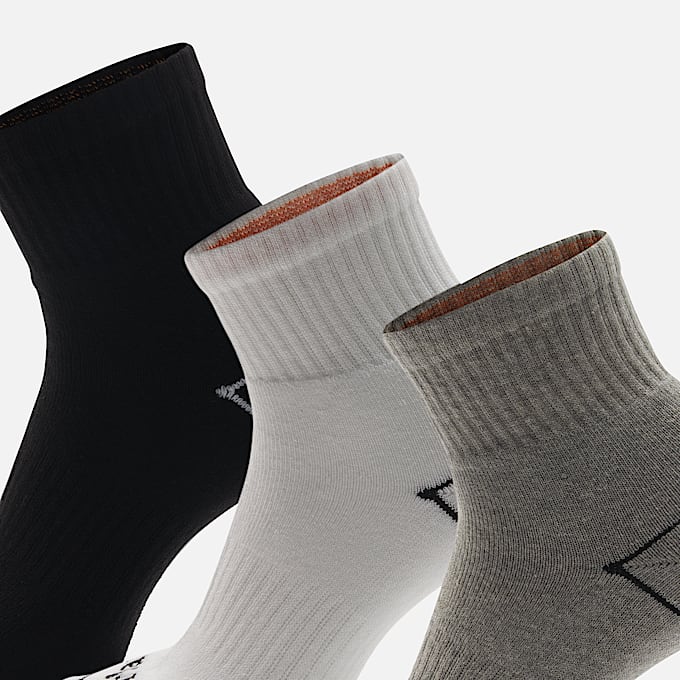 Lot de 3 paires de chaussettes basses Bowden entièrement rembourrées en multicolore