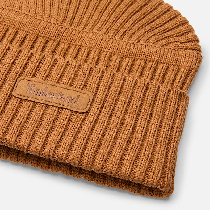 Gulf Beach Ribbed Beanie in Yellow