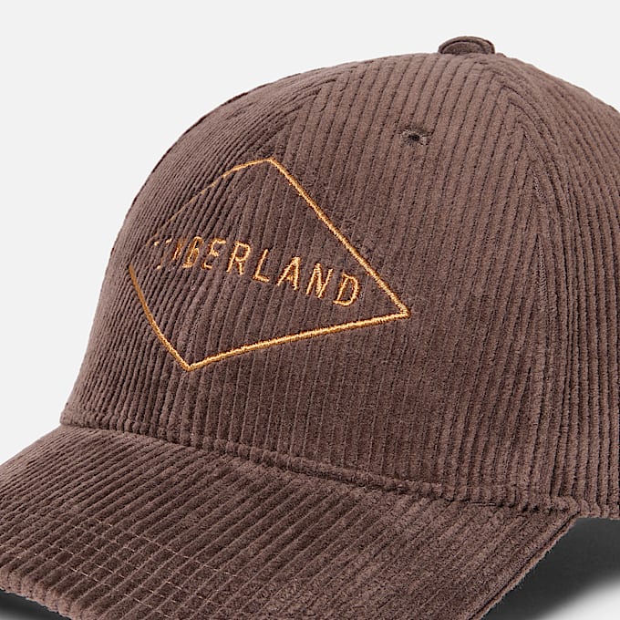 Corduroy Baseball Cap in Brown