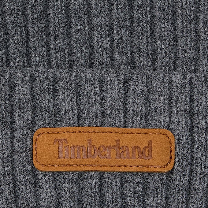 Gulf Beach Ribbed Beanie in Dark Grey