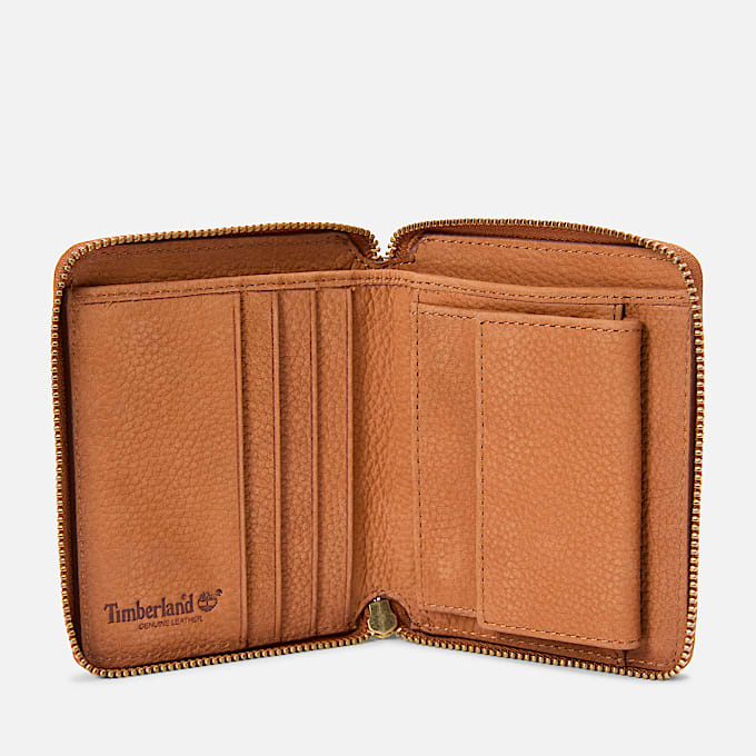 Soft Tuckerman Zipped Coin Pocket in Brown