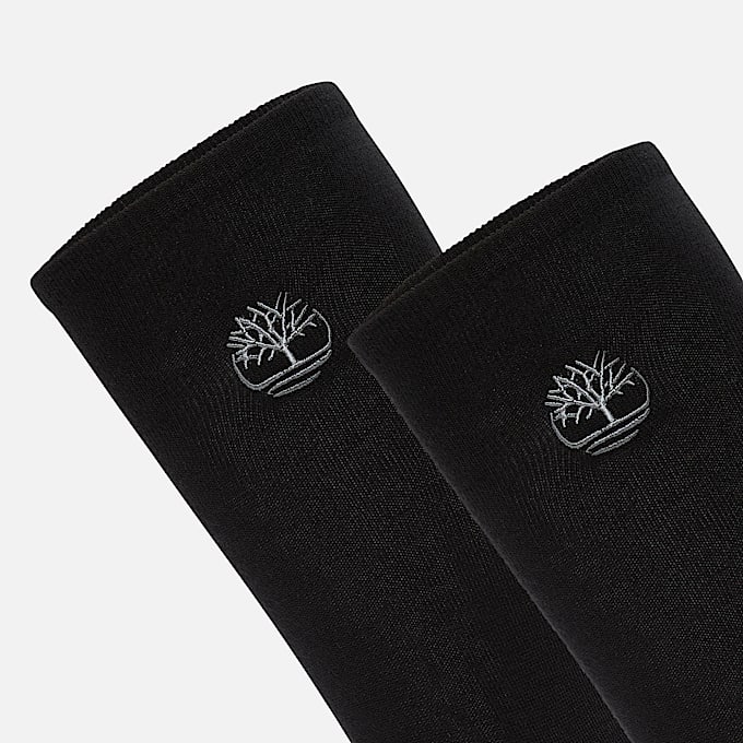 Leichte Timberland® Crew Thermosocken im 2er-Pack für Damen in Schwarz