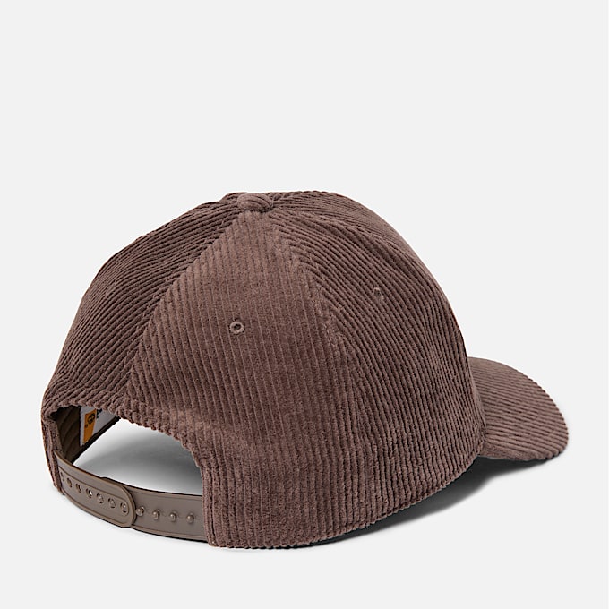 Corduroy Baseball Cap in Brown