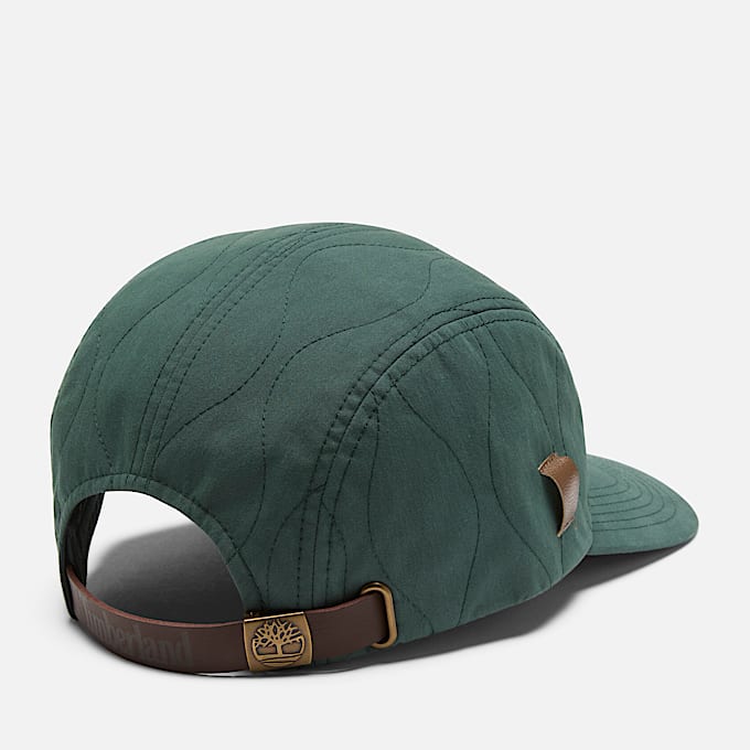 Overstitch Baseballcap in Dunkelgrün