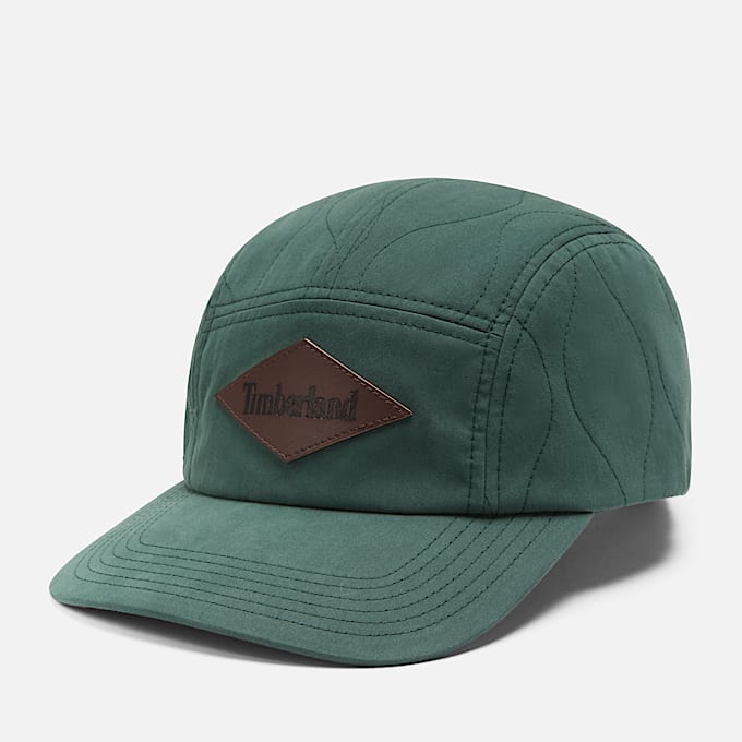 Overstitch Baseballcap in Dunkelgrün - 1