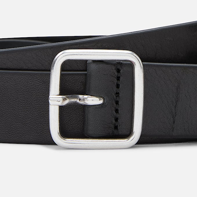 30 mm Gürtel mit Flechtdetail für Damen in Schwarz