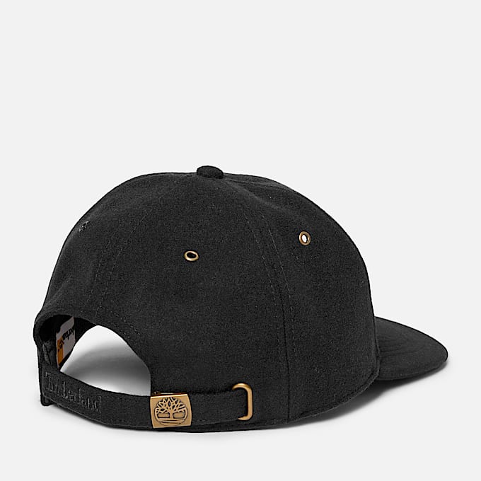 All Over Woll-Baseballcap in Schwarz