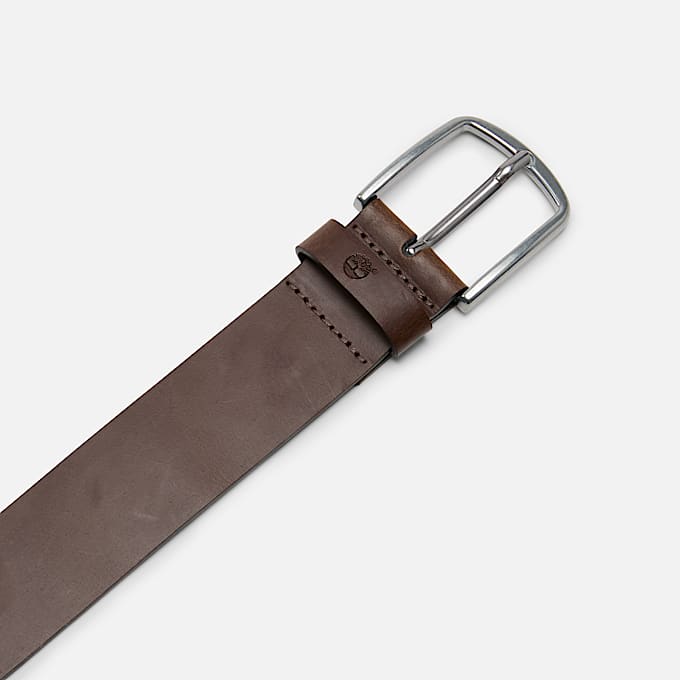 Bluff Point Leather Belt in Brown