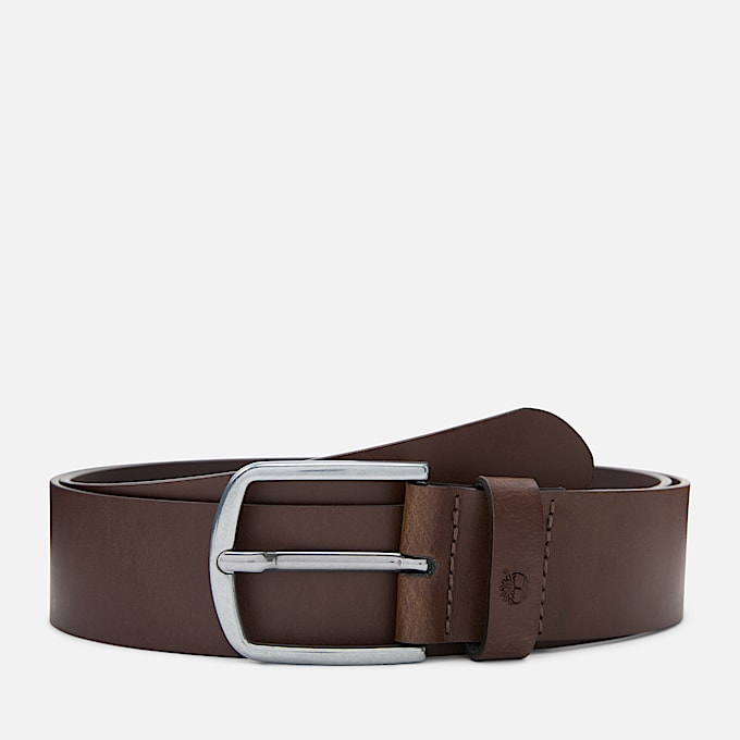 Bluff Point Leather Belt in Brown - 1