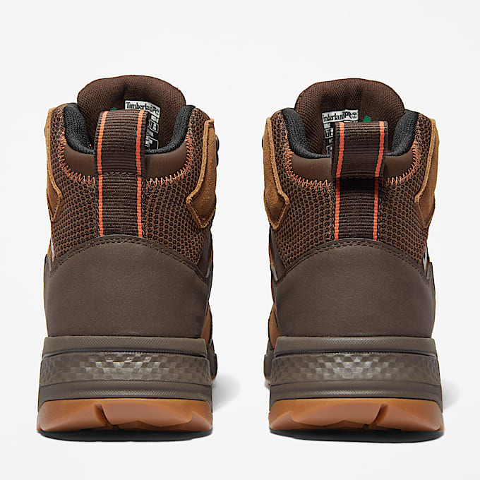 Switchback LT Steel Safety-Toe Work Boots for Men in Brown
