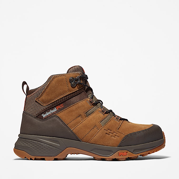 Bottine de travail à bout en acier Switchback pour homme en marron - 1