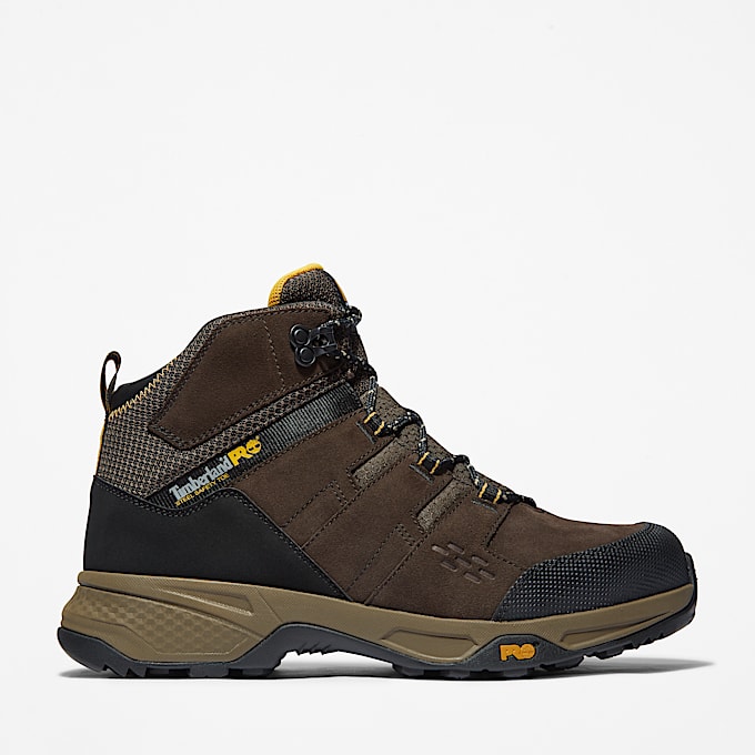 Bottine de travail à bout en acier Switchback pour homme en marron - 1