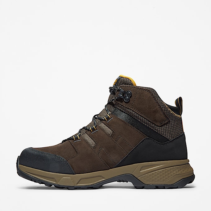 Bottine de travail à bout en acier Switchback pour homme en marron