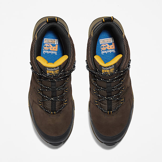 Switchback LT Steel Safety-Toe Work Boots for Men in Brown