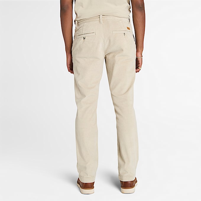 Pantaloni in Velluto a Coste Claremont da Uomo in grigio