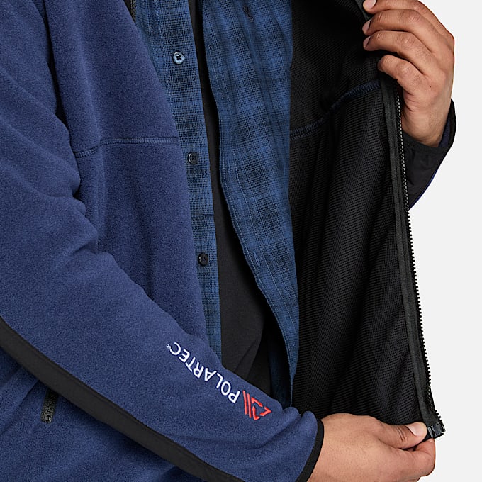 Casaco em Malha Polar Sherburne Polartec® para Homem em azul-escuro