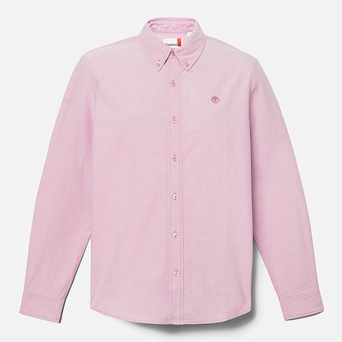 Chemise oxford pour homme en rose