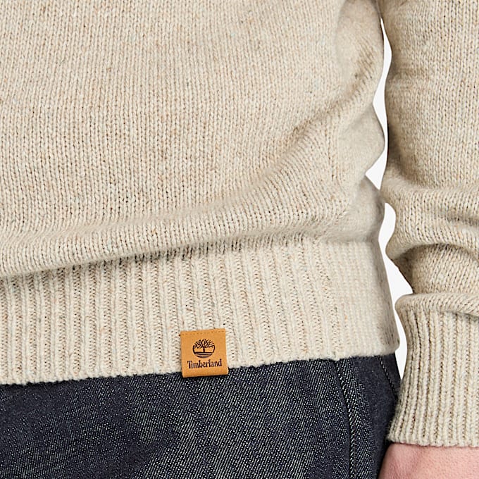 Fair Isle Jumper for Men in Beige