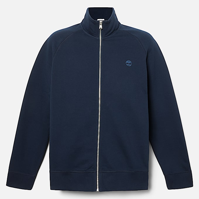 Exeter River Funnel Neck Sweatshirt for Men in Dark Blue