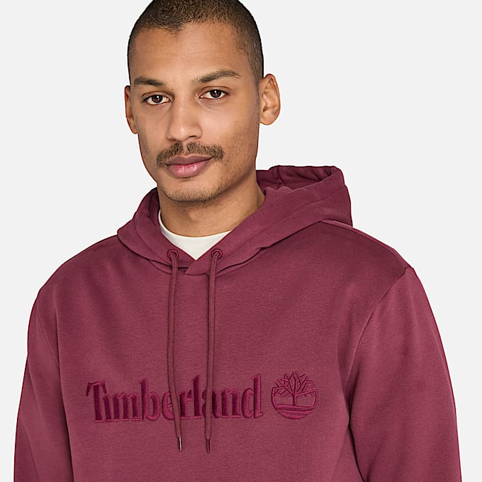Hampton Hoodie für Herren in Burgunderrot