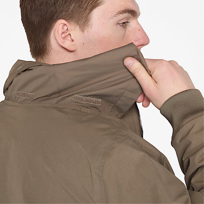 Wasserdichte Sailor Bomberjacke für Herren in Braun