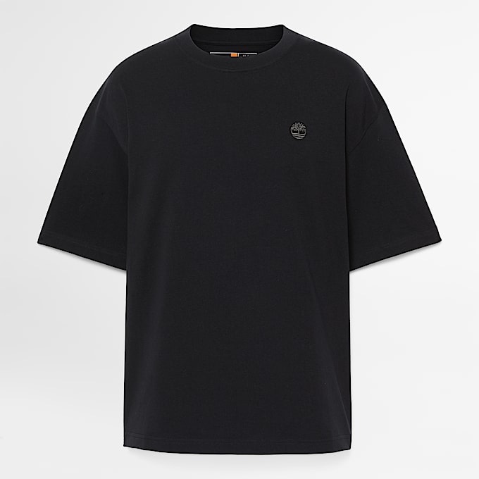 Dunstan River T-shirt met korte mouwen voor heren in zwart