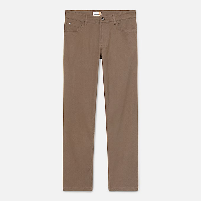 Pantalon Sandown à 5 poches pour homme en marron