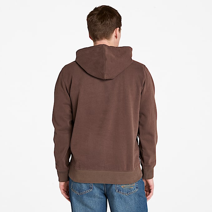 Holiday Hoodie mit Grafik für Herren in Braun