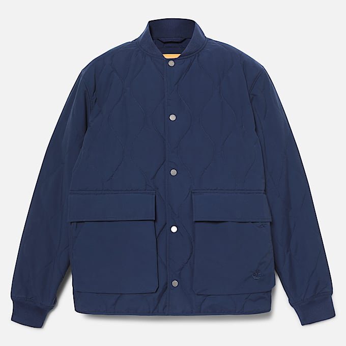 Casaco Acolchoado para Homem em azul-escuro